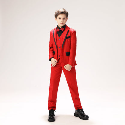 ly1245 Formal Page Boy Colorful 5 Piece Boys Suits