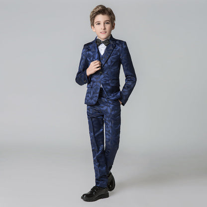 ly1205 Unique Design Slim Fit Modern 5 Piece Boys Suits