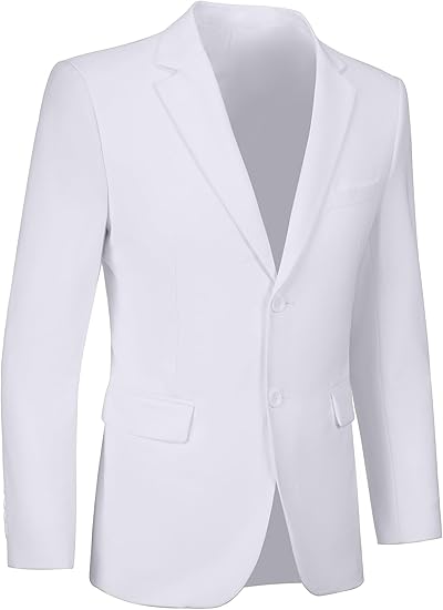 ly1782 Mens Blazer Sports Coat Slim Fit 2 Button Solid Men's Casual Suit Blazer Jackets