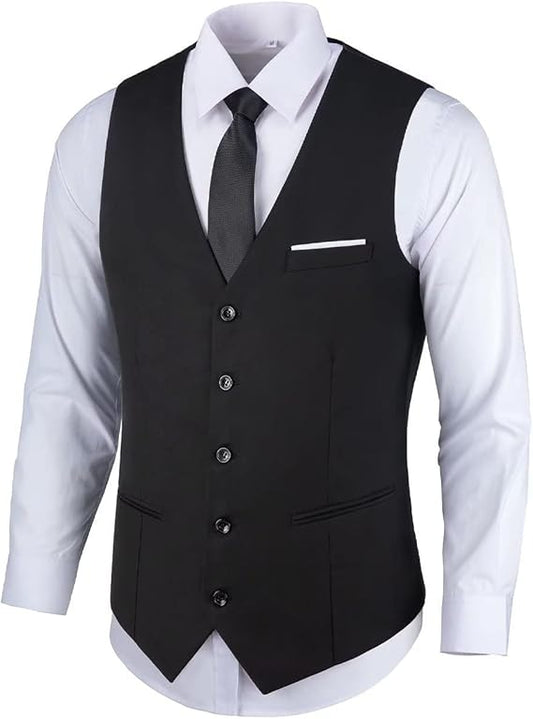 ly1784 Mens Suit Vest Formal Business Dress Vest for Wedding