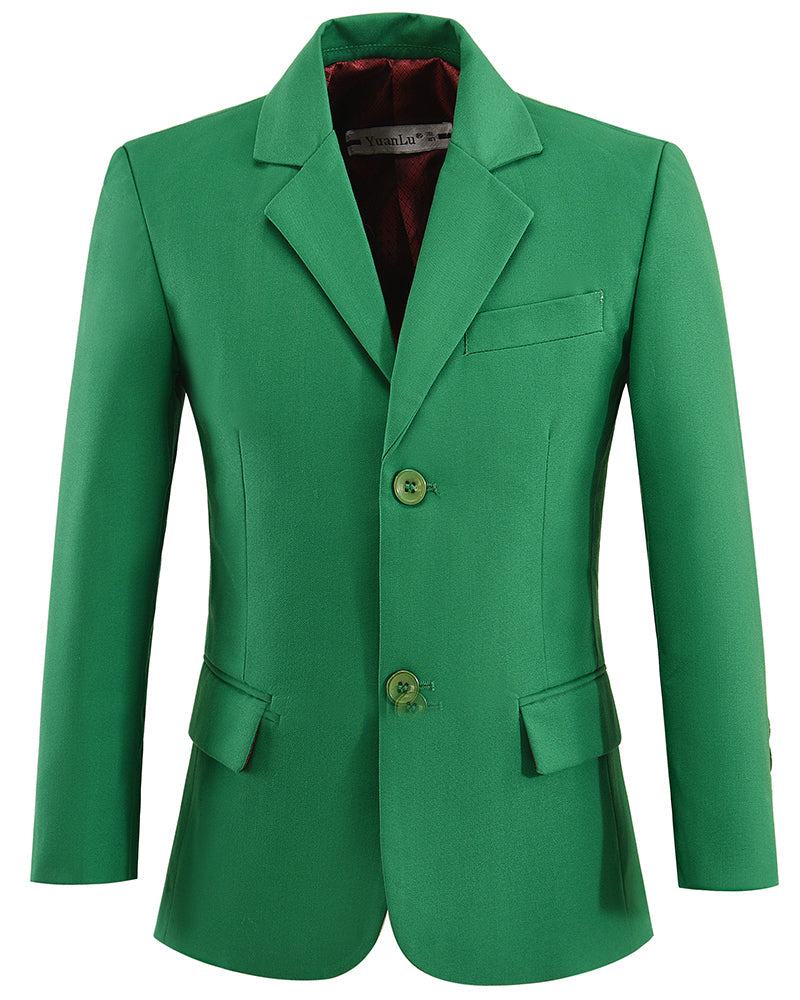 ly1769 Green Boys Formal Blazer School Jacket