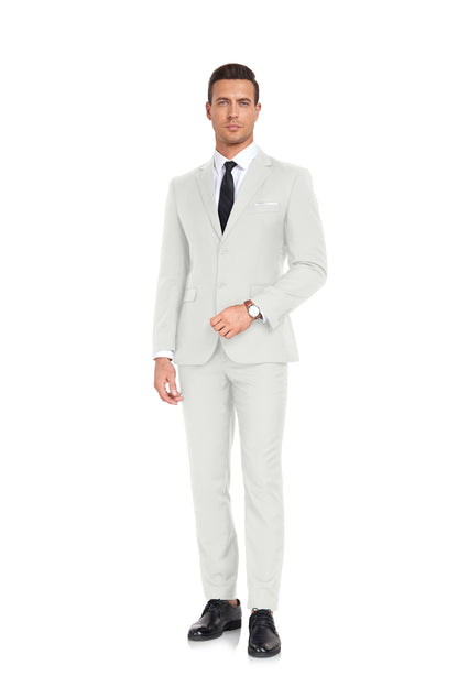 ly1199 Lvory White Two Button 2 Pieces Men's Suits Jacket+Pants