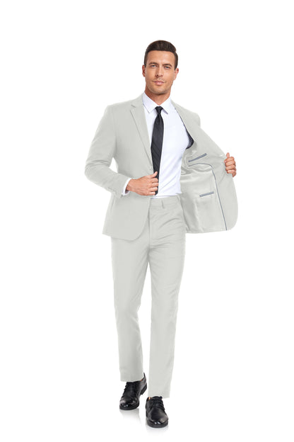 ly1199 Lvory White Two Button 2 Pieces Men's Suits Jacket+Pants