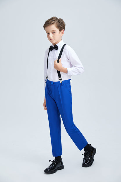 ly1255 Royal Blue Formal Classic 5 Piece Kids Boys Suits