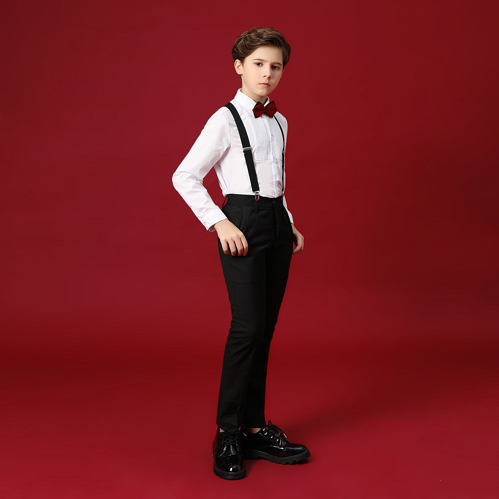 ly1245 Formal Page Boy Colorful 5 Piece Boys Suits