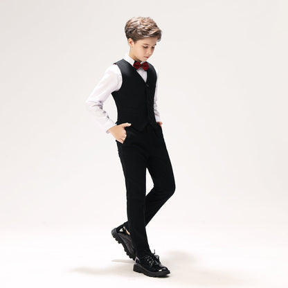 ly1245 Formal Page Boy Colorful 5 Piece Boys Suits