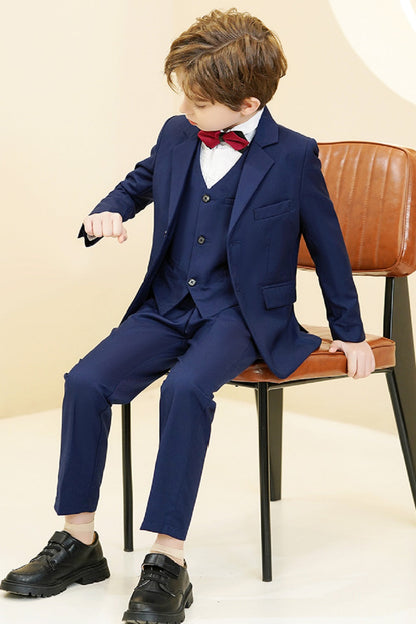 ly1298 Formal 5 Piece Boys Suits（MORE COLORS+)