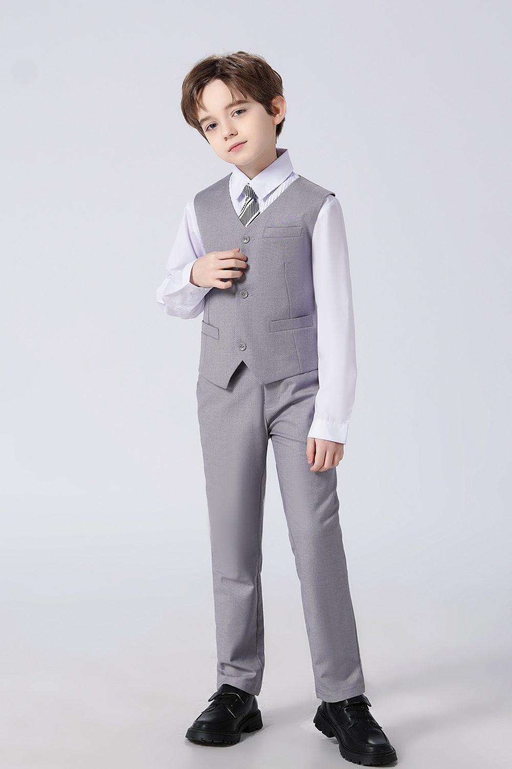 ly1298 Formal 5 Piece Boys Suits（MORE COLORS+)