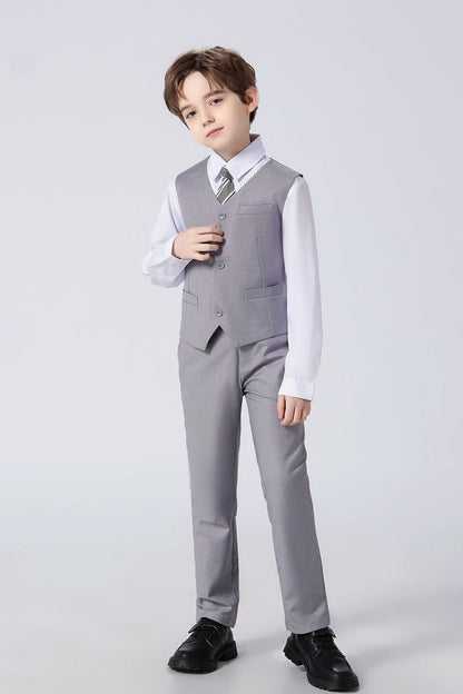 ly1298 Formal 5 Piece Boys Suits（MORE COLORS+)