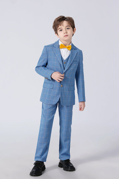 ly1298 Formal 5 Piece Boys Suits（MORE COLORS+)