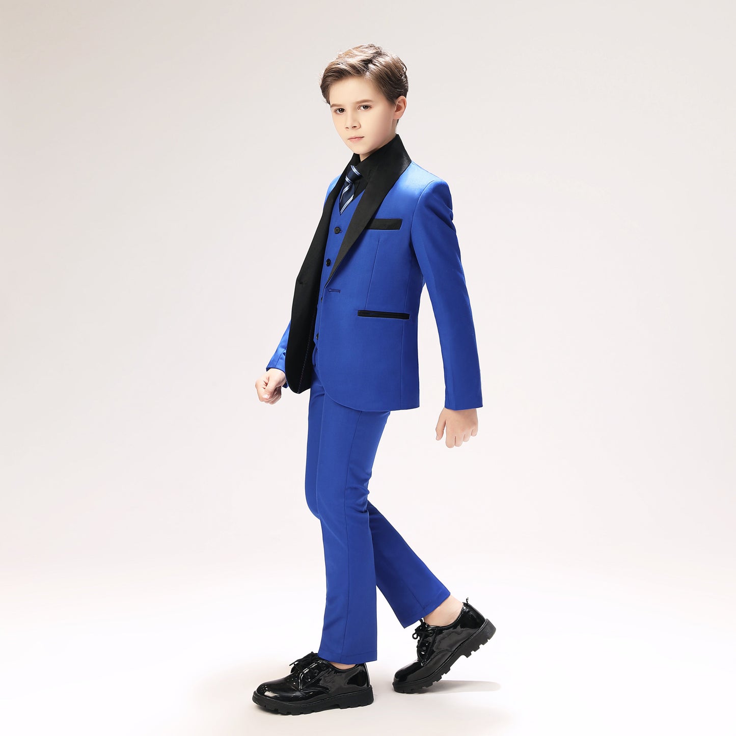 ly1245 Formal Page Boy Colorful 5 Piece Boys Suits