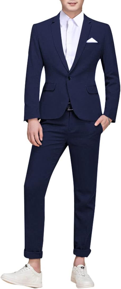 ly1140 Single-Breasted One Button Center 2 Pieces Men's Suit