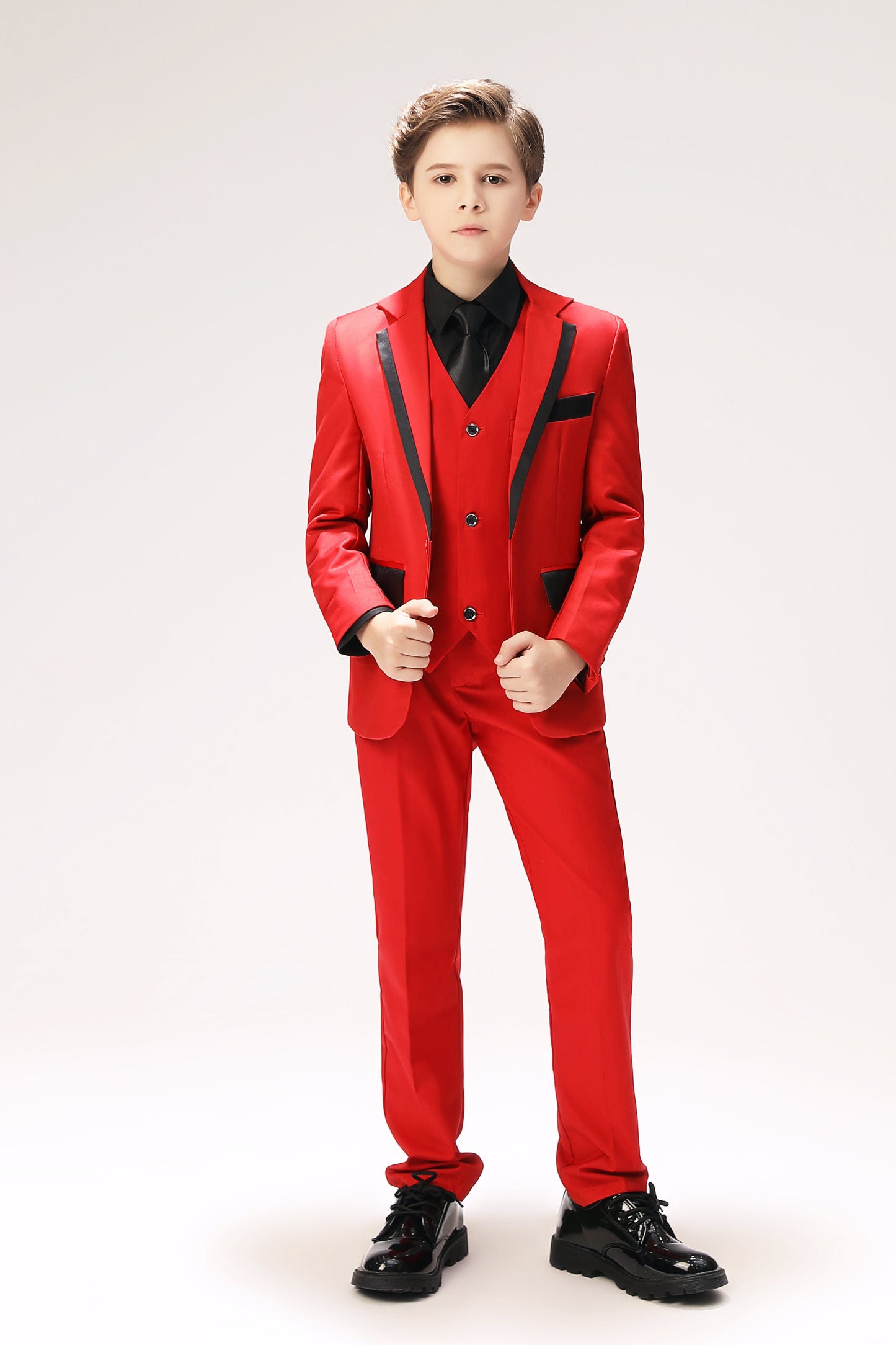 ly1245 Formal Page Boy Colorful 5 Piece Boys Suits