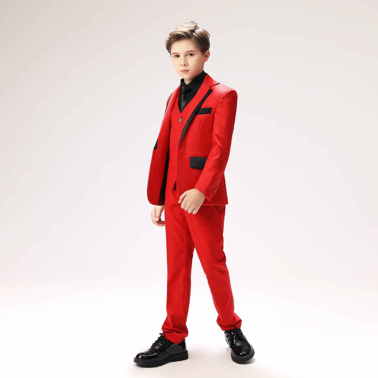 ly1245 Formal Page Boy Colorful 5 Piece Boys Suits