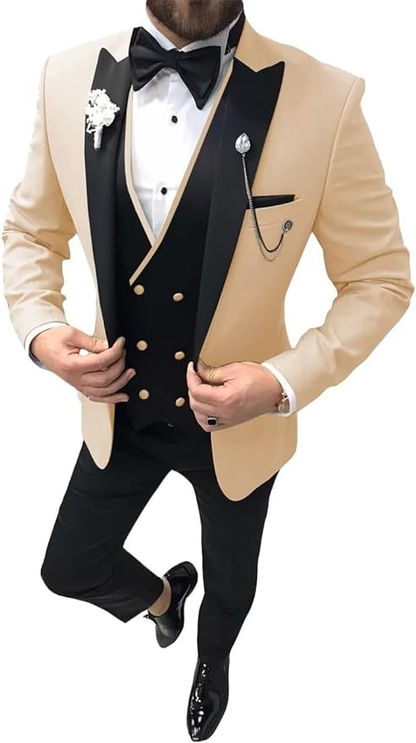 ly1138 Wedding Tuxedo Dinner 3 Men Piece Suit