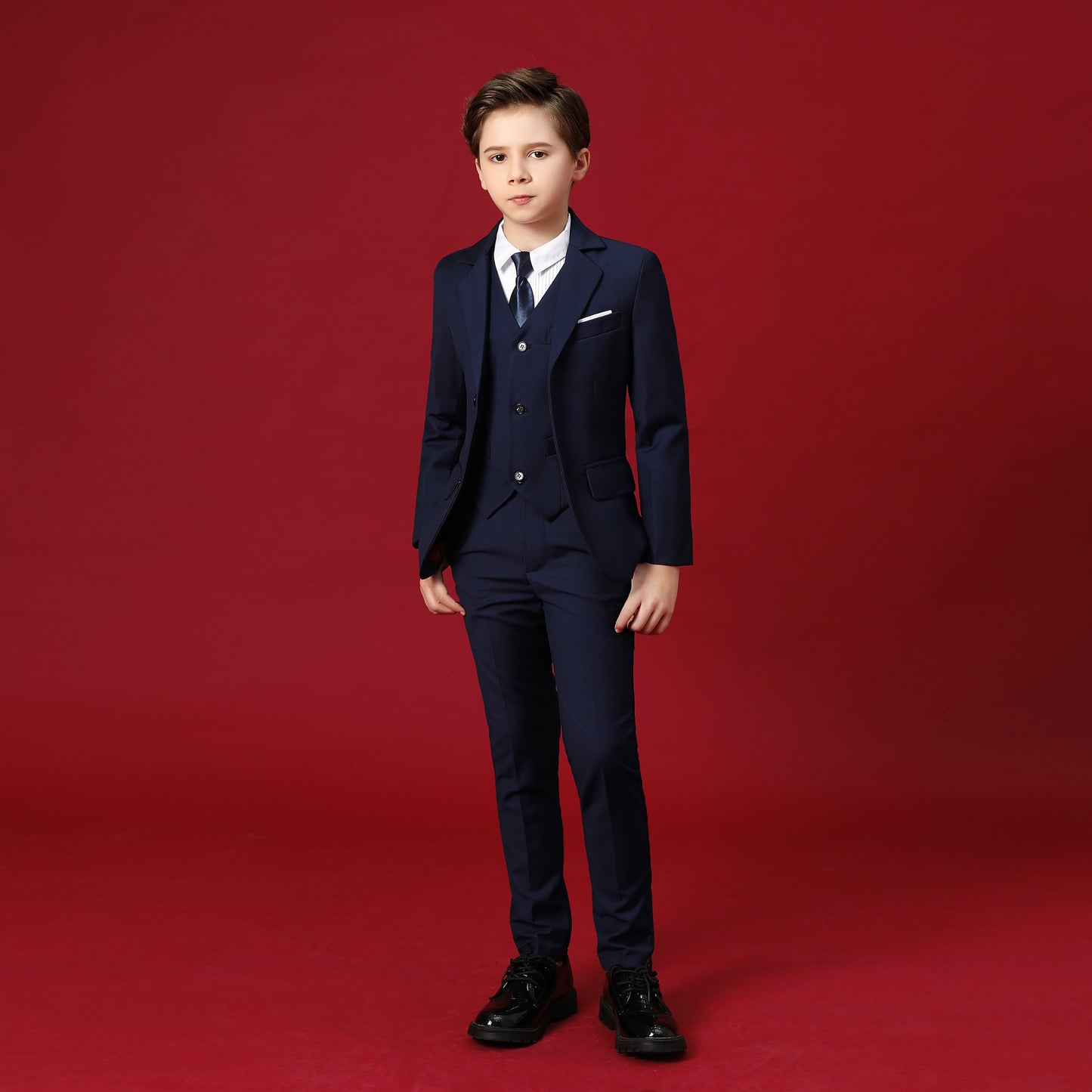 ly1245 Formal Page Boy Colorful 5 Piece Boys Suits