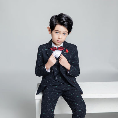 ly1238 Page Boy Wedding Modern 5 Piece Boys Suits