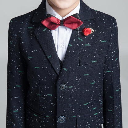 ly1238 Page Boy Wedding Modern 5 Piece Boys Suits