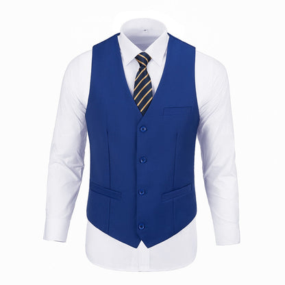 ly1377 Royal Blue Two Button Wedding 3 Pieces Slim Fit Men Suits