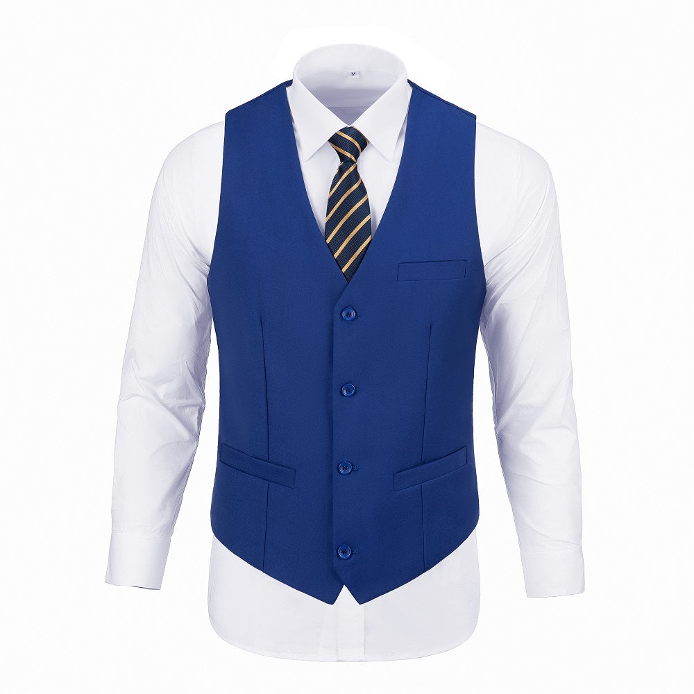 ly1700 Royal Blue Two Button Wedding 3 Pieces Men Suits