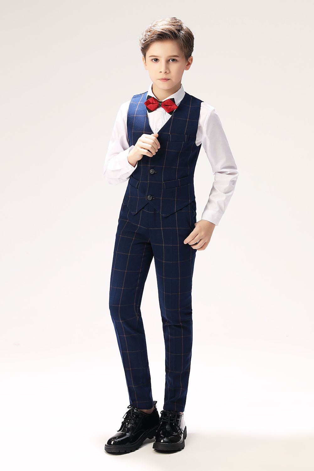 ly1245 Formal Page Boy Colorful 5 Piece Boys Suits