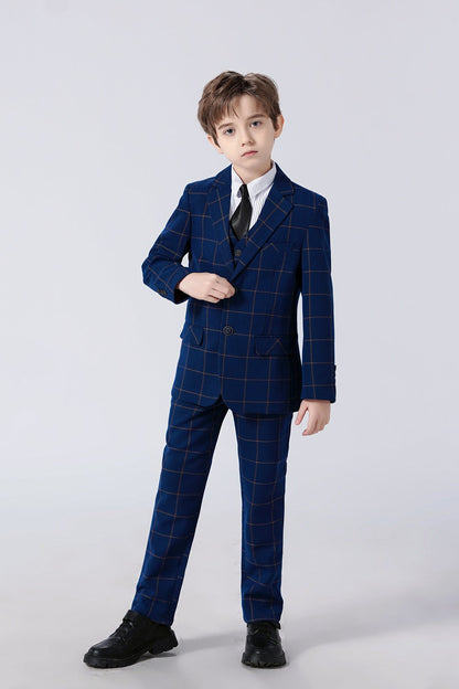 ly1298 Formal 5 Piece Boys Suits（MORE COLORS+)