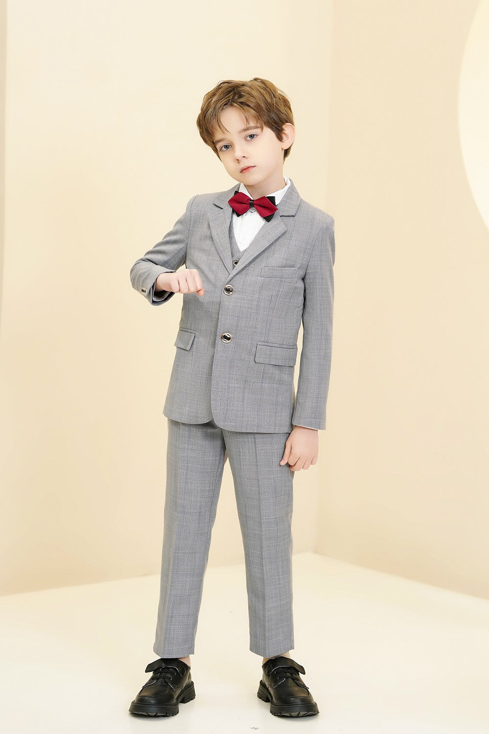 ly1298 Formal 5 Piece Boys Suits（MORE COLORS+)