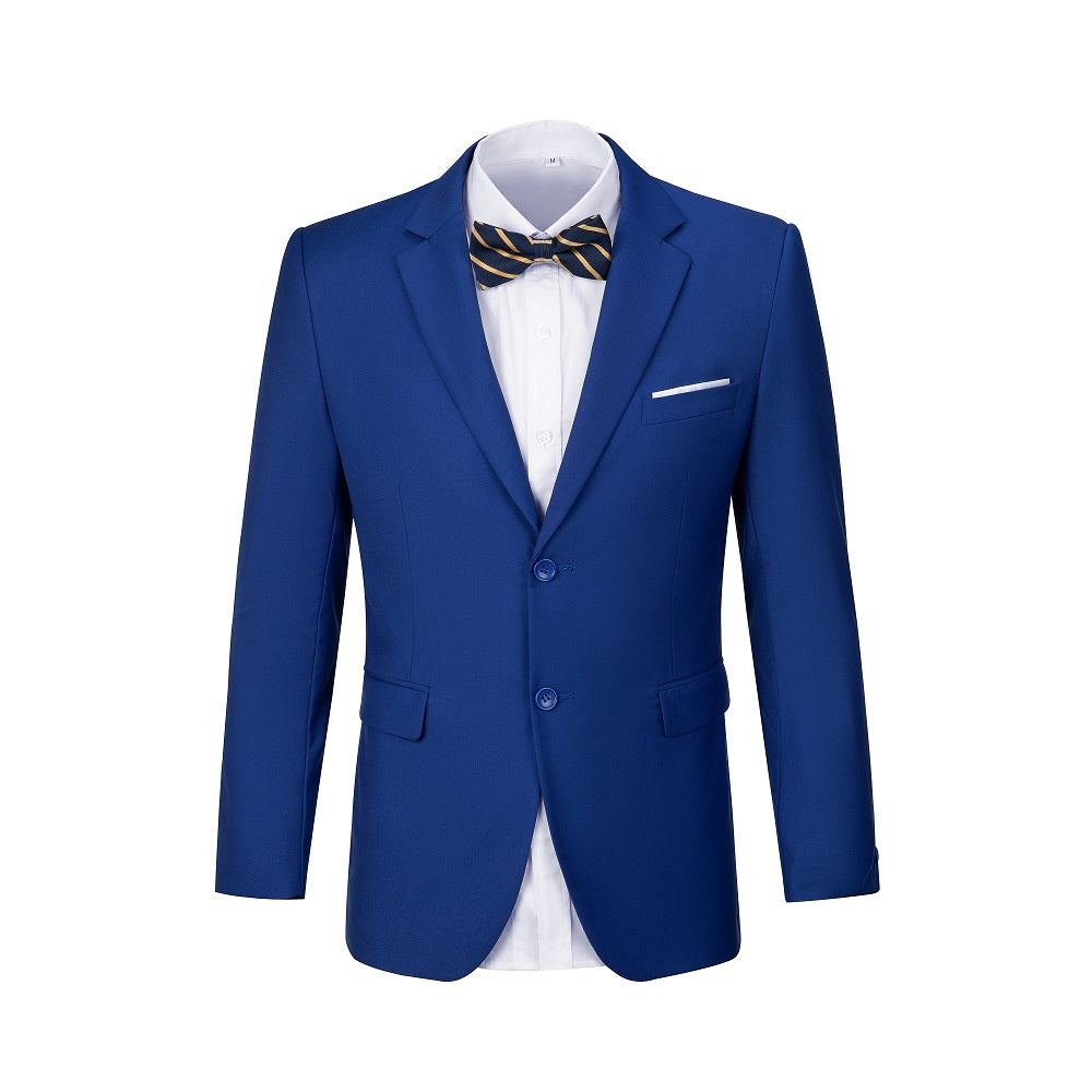 ly1497 Royal Blue Men's Two Button Blazer for Party, Wedding and Business