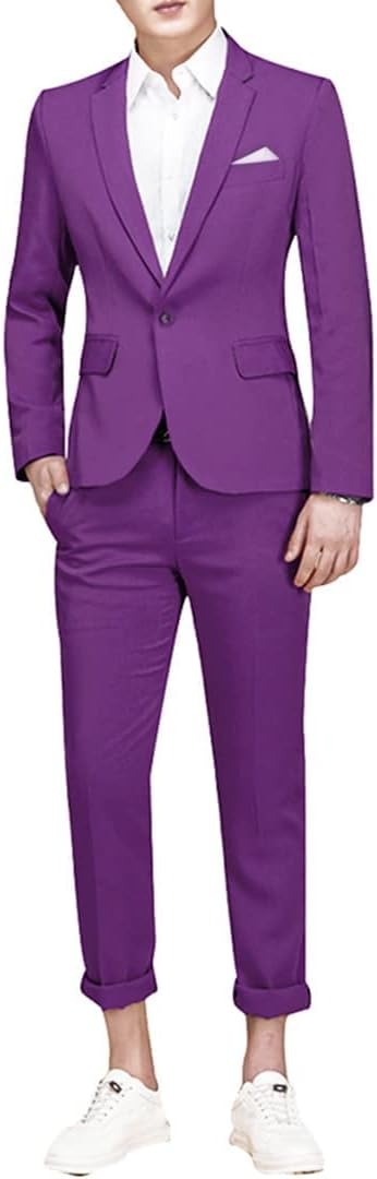 ly1140 Single-Breasted One Button Center 2 Pieces Men's Suit