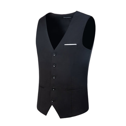 ly1472 Black Men's Vest for Party, Wedding and Business