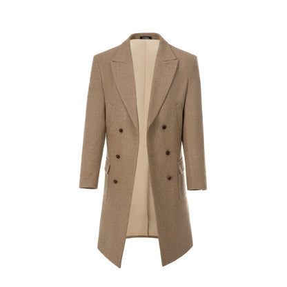 Slim fit classic wool coat with all the right detail and high quality craftmanship