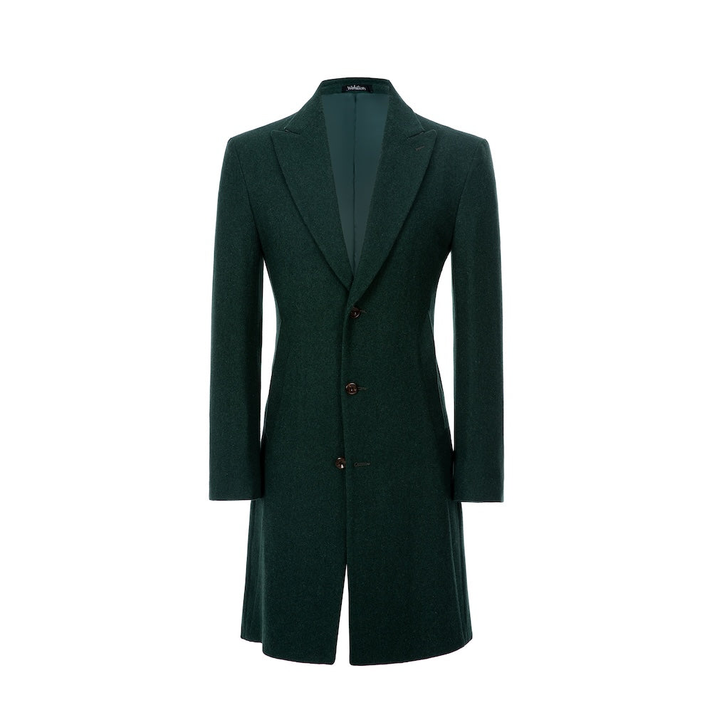 Slim fit classic wool coat with all the right detail and high quality craftmanship