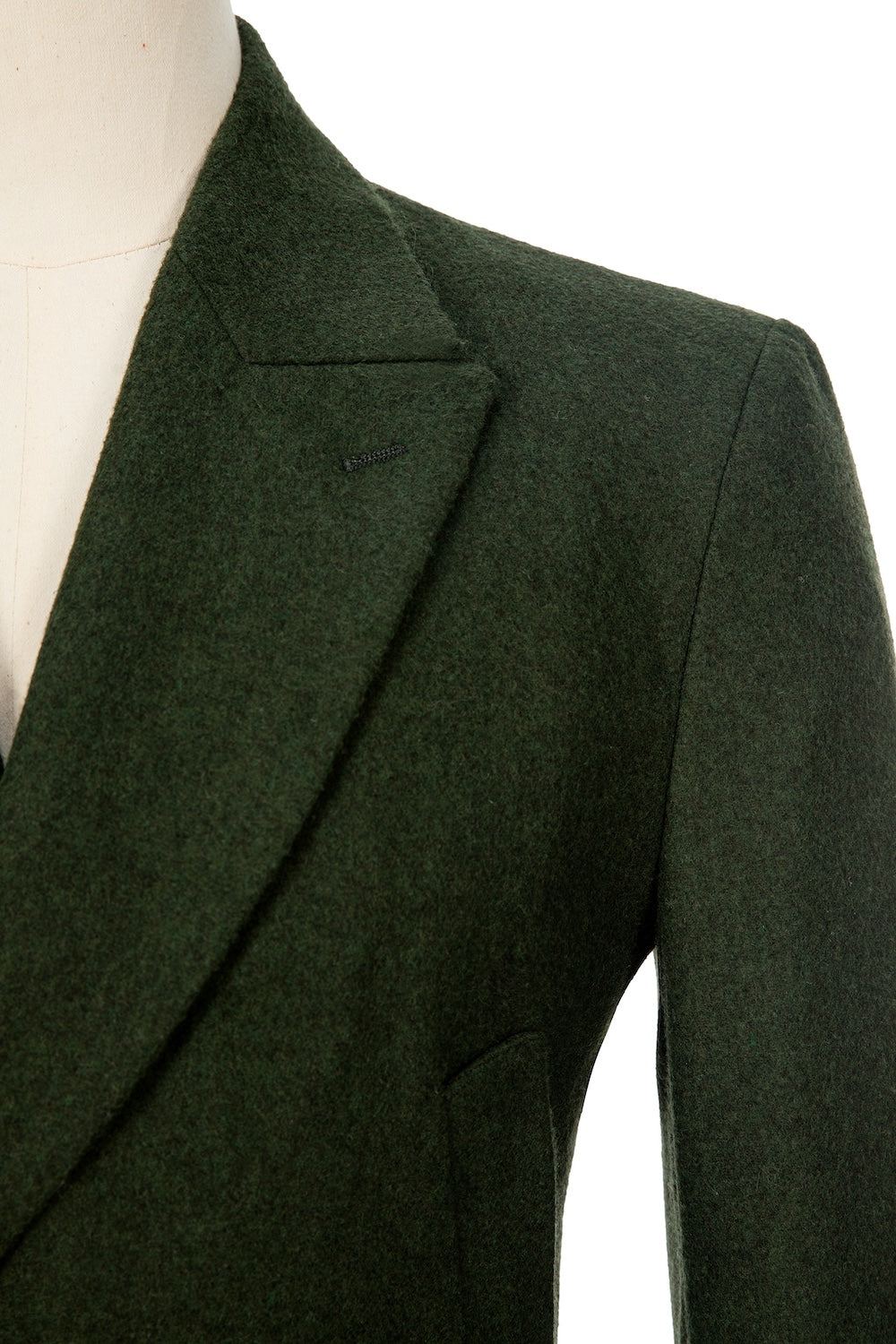 lyc1004 Men's Wool Coat Winter Double Breasted Long Coat