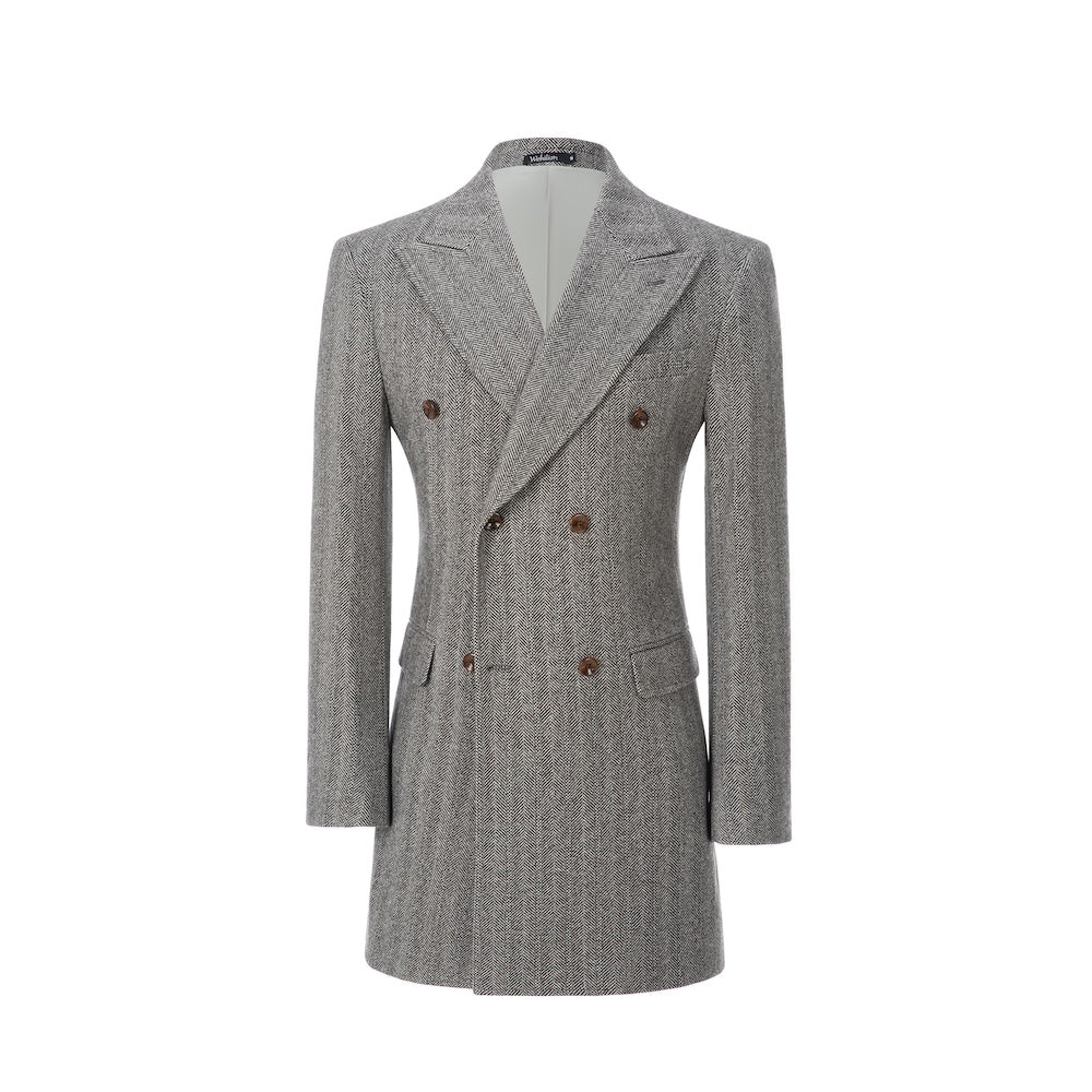 Slim fit classic wool coat with all the right detail and high quality craftmanship