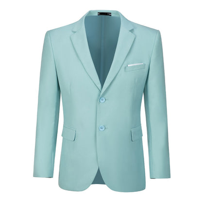 ly1484 Mint Green Two Button Wedding 3 Pieces Slim Fit Men Suits