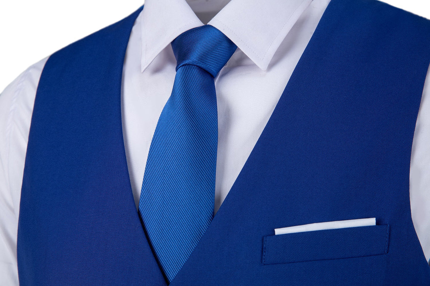 ly1700 Royal Blue Two Button Wedding 3 Pieces Men Suits