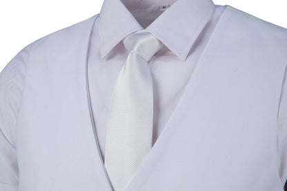 ly1460 Chaleco blanco para hombre para fiestas, bodas y negocios