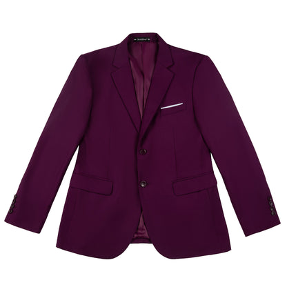 ly1358 Purple Two Button Wedding 2 Pieces Men's Suits Jacket+Pants