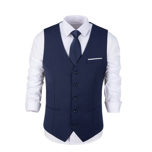 Navy Men's Vest for Party, Wedding and Business