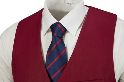 ly1466 Burgundy Men's Vest for Party, Wedding and Business