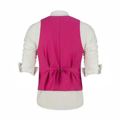 ly1464 Fuchsia Men's Vest for Party, Wedding and Business