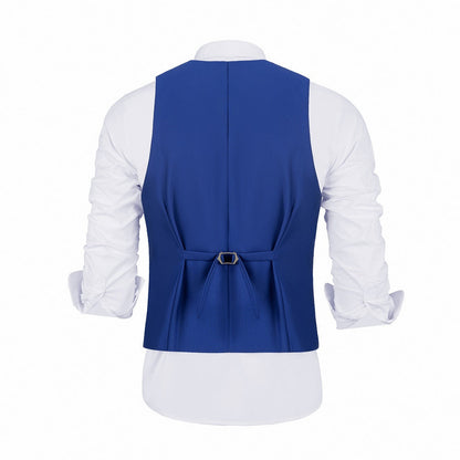 ly1377 Royal Blue Two Button Wedding 3 Pieces Slim Fit Men Suits