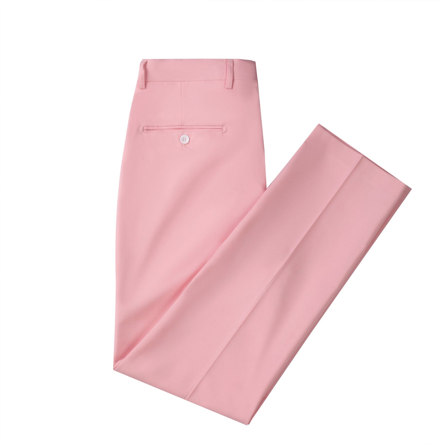 Ly1372 Traje de boda de 3 piezas de dos botones en color rosa para hombre