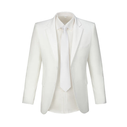 ly1485 Ivory Men's Two Button Blazer for Party, Wedding and Business