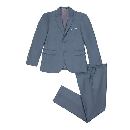 Denim Blue Two Button Wedding 2 Pieces Men's Suits Jacket+Pants