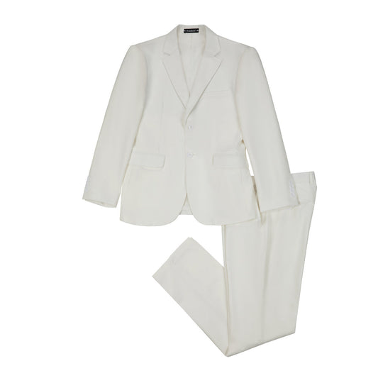 Ivory Two Button Wedding 2 Pieces Men's Suits Jacket+Pants