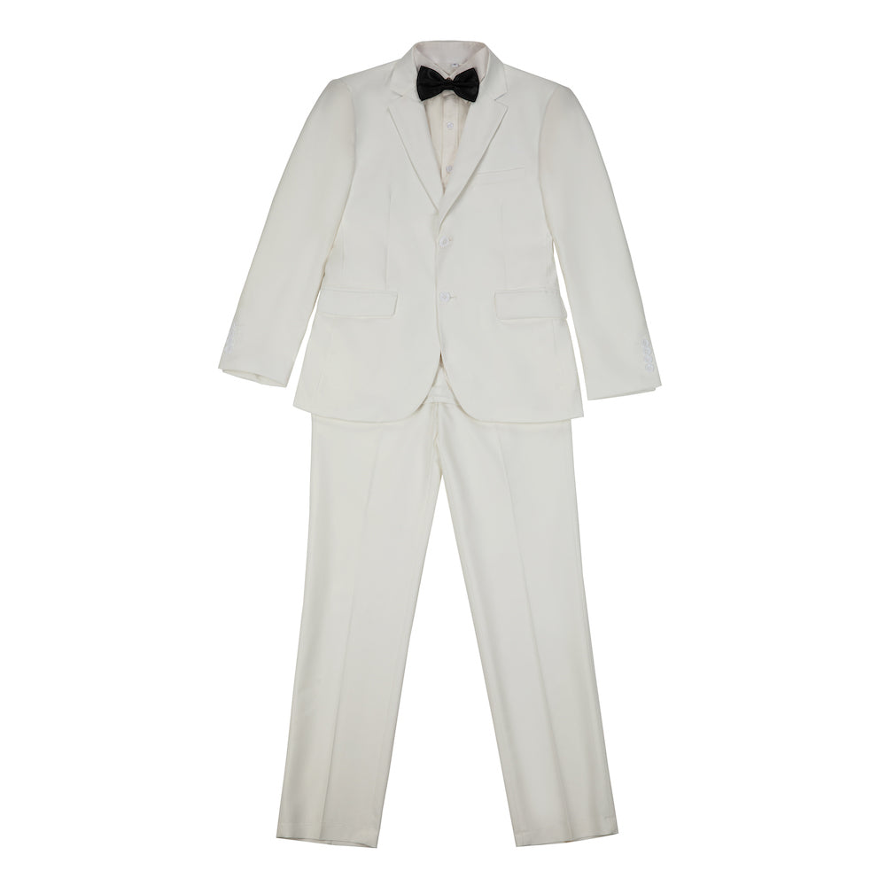 Ivory Two Button Wedding 3 Pieces Slim Fit Men Suits