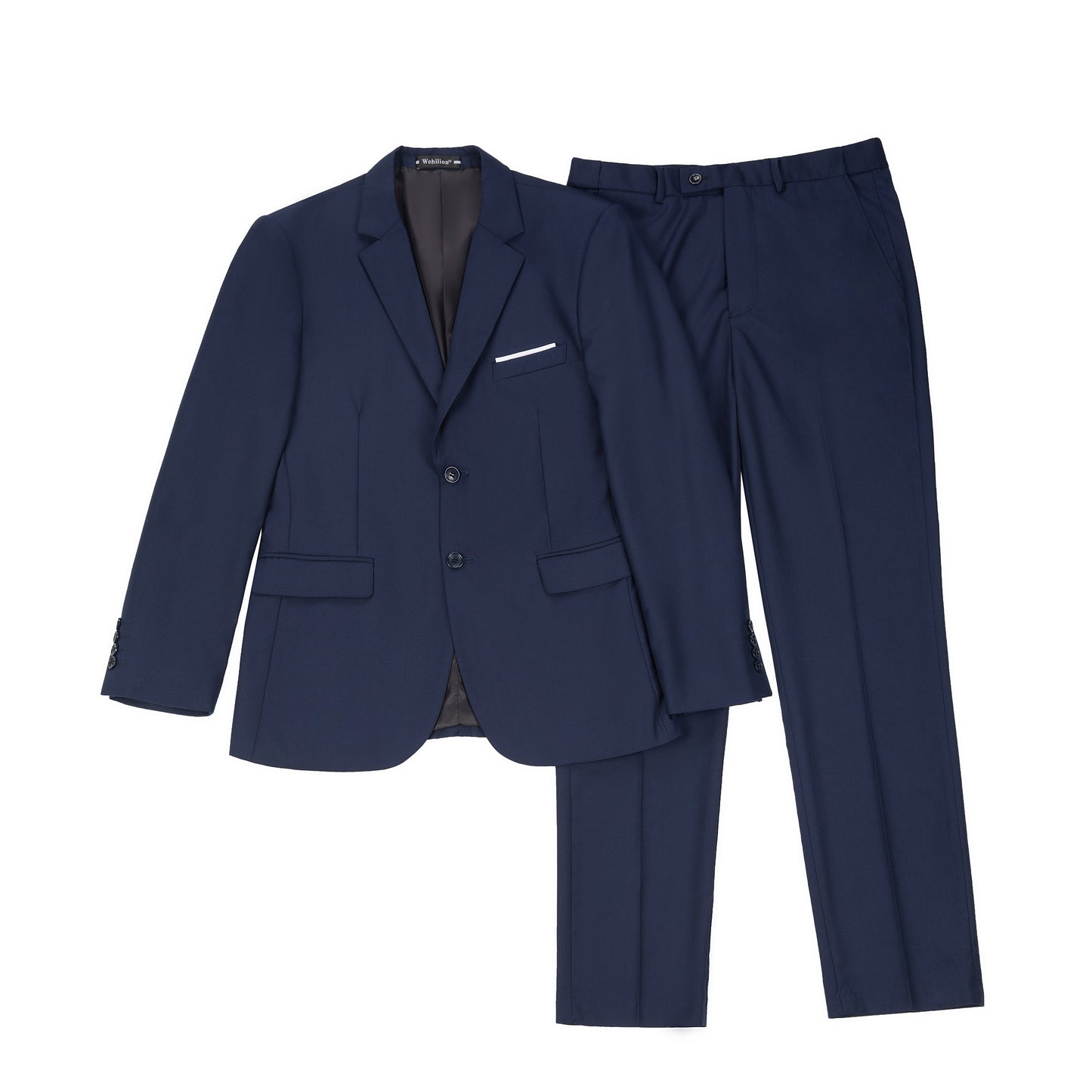 ly1360 Navy Two Button Wedding 2 Pieces Men's Suits Jacket+Pants