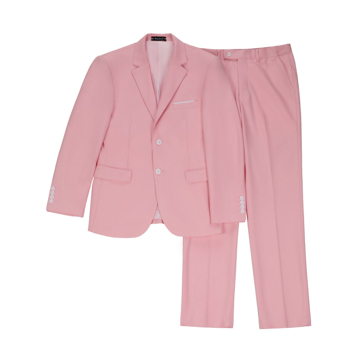 ly1359 Pink Two Button Wedding 2 Pieces Men's Suits Jacket+Pants