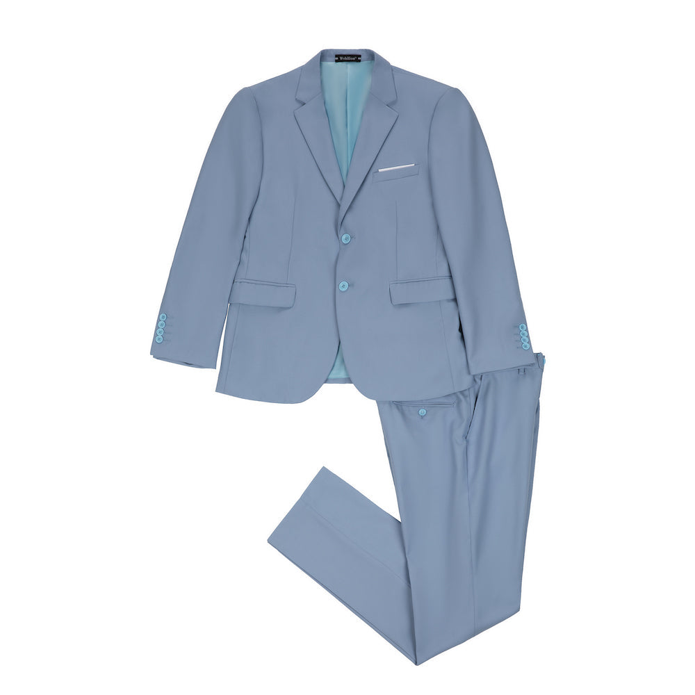 Violet Two Button Wedding 2 Pieces Men's Suits Jacket+Pants